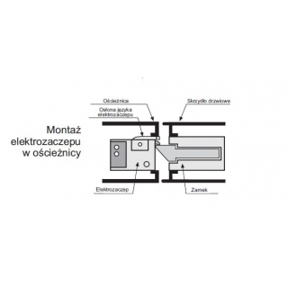 ZAMEK ELEKTROMAGNETYCZNY 1411RFT 12VDC